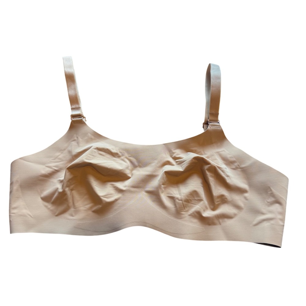 Knix Evolution Bra Reversible Beige Grey Heather Wireless Size 3 KXBRA101NG3 NWT